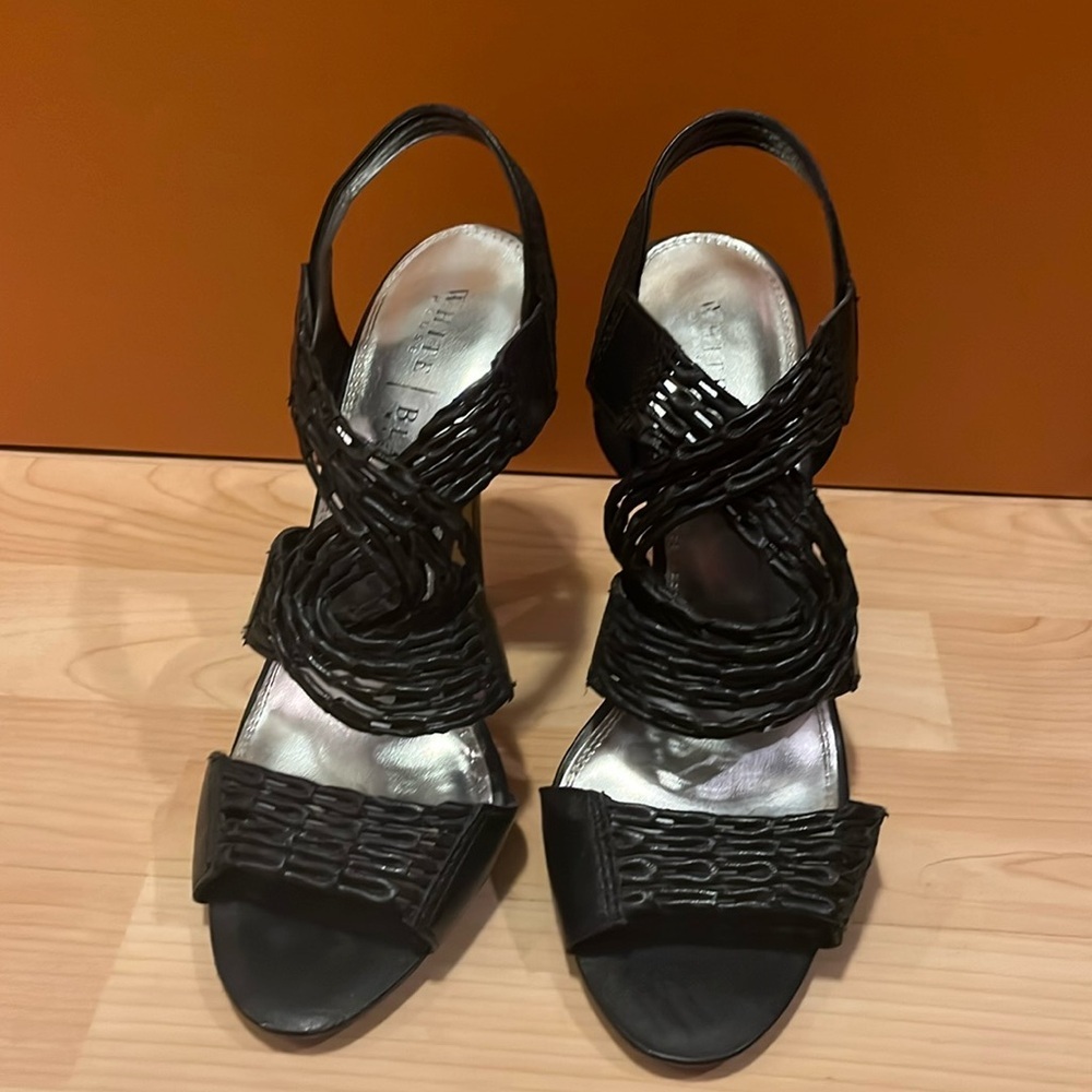 White House Black Market black sexy heels 9